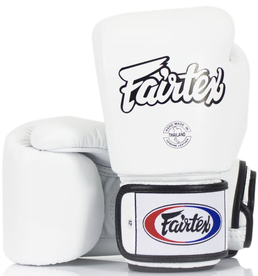 Gants de boxe FAIRTEX BGV1 blancs