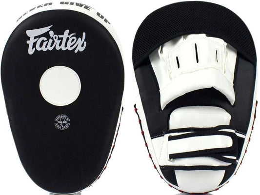 Paire de coussinets pour les mains FAIRTEX FMV13, noir et blanc