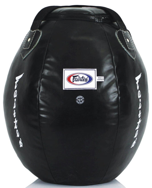 Sac de frappe Fairtex Wrecking Ball/Uppercut, rempli 25 kg - Boxe, Kickboxing, Muay Thai
