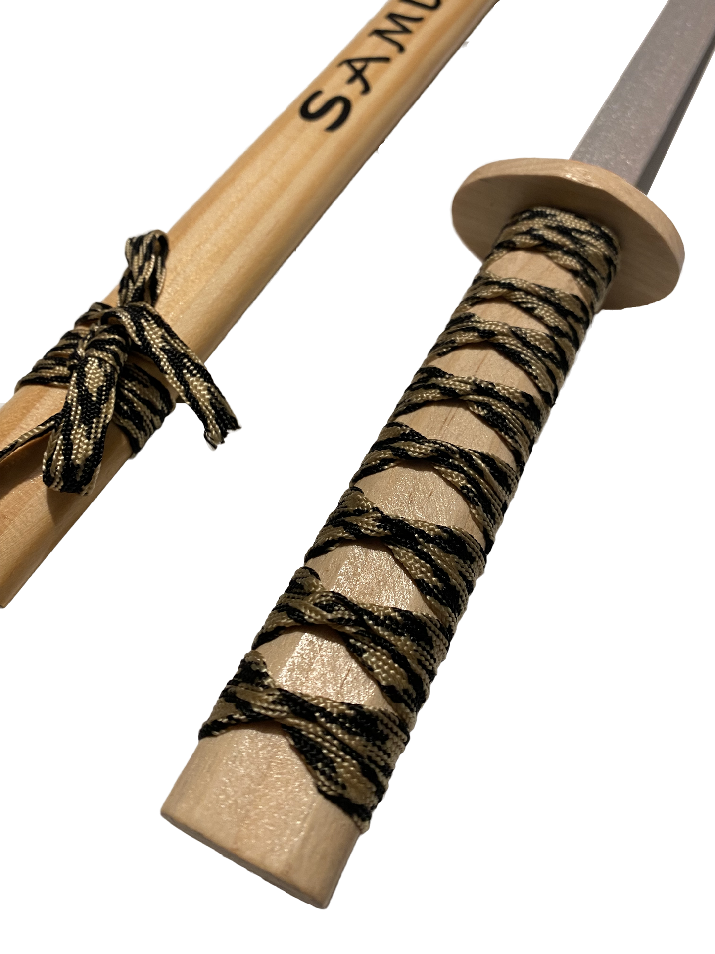 Sabre de samouraï pour enfant 74 cm en bois avec fourreau
