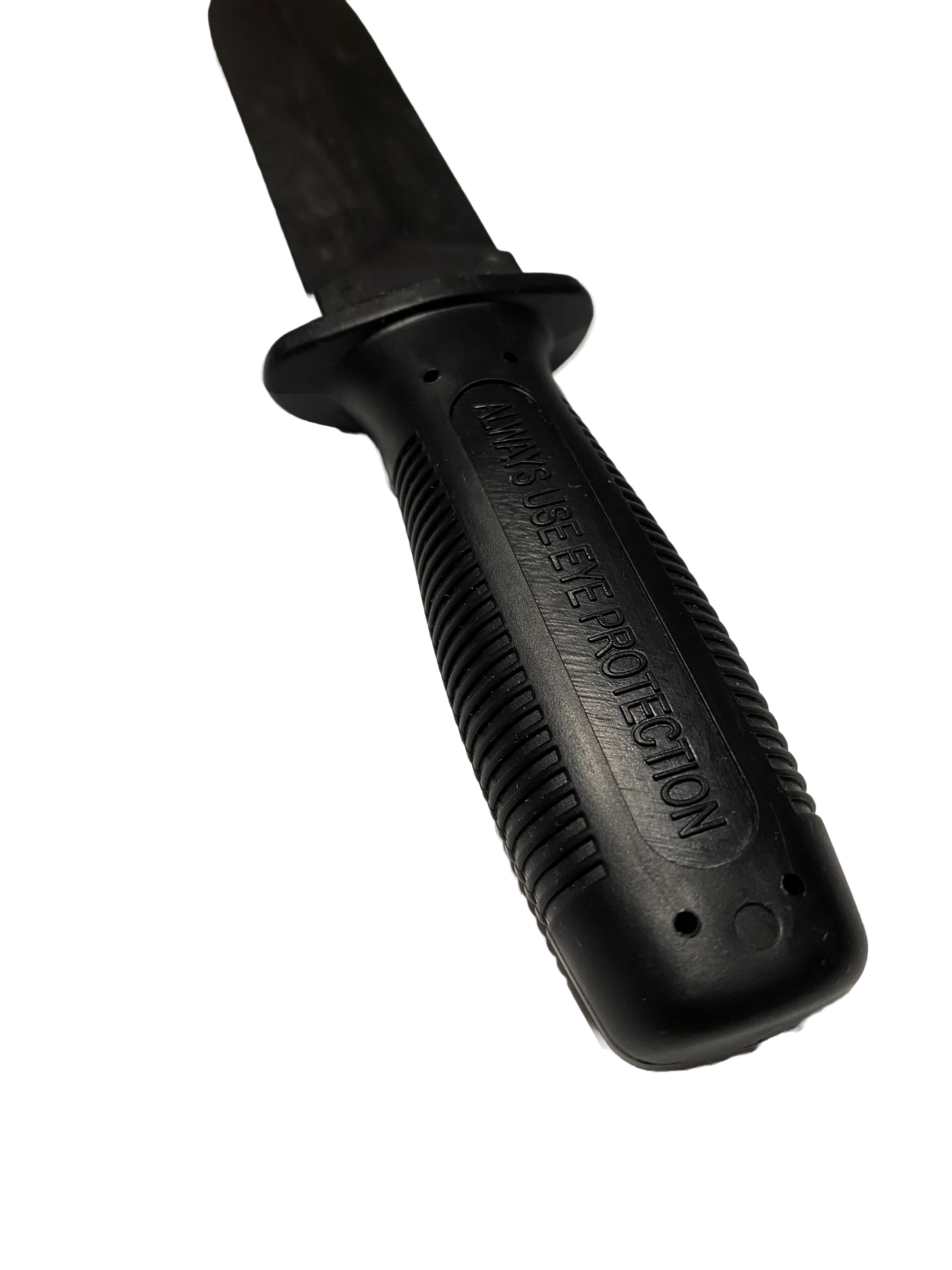 Couteau d'entraînement souple 22 cm plastique noir