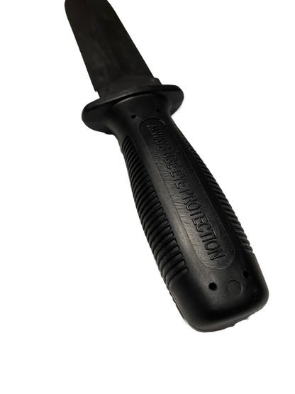 Couteau d'entraînement souple 22 cm plastique noir