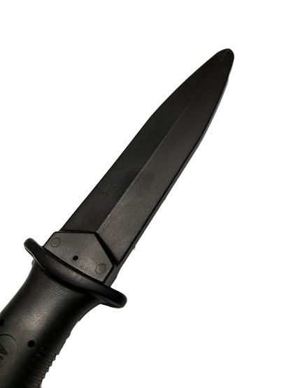 Couteau d'entraînement dur 28,5 cm plastique noir
