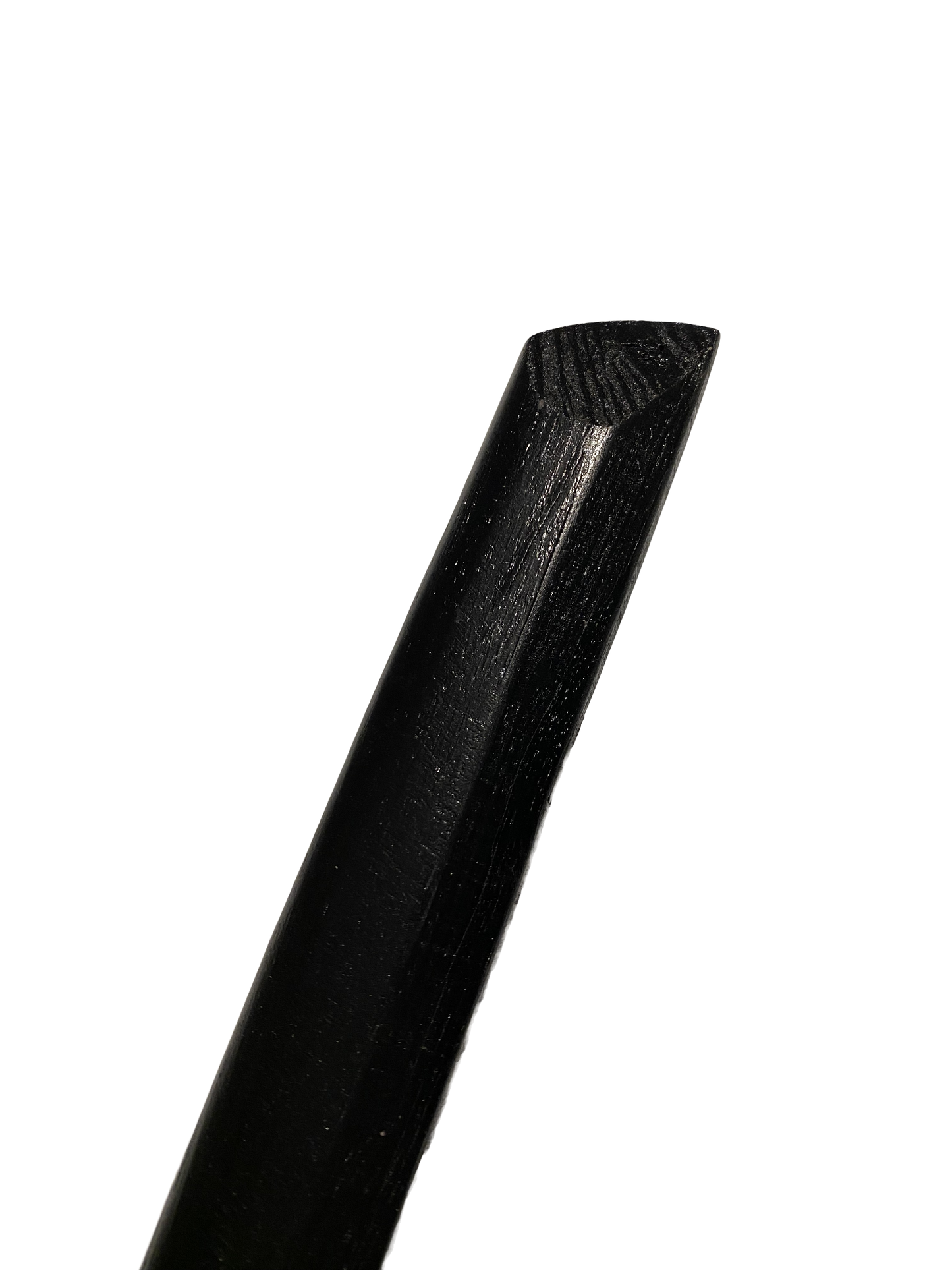 Bokken Daito 100 cm noir avec personnages, en bois avec enroulement sur le manche