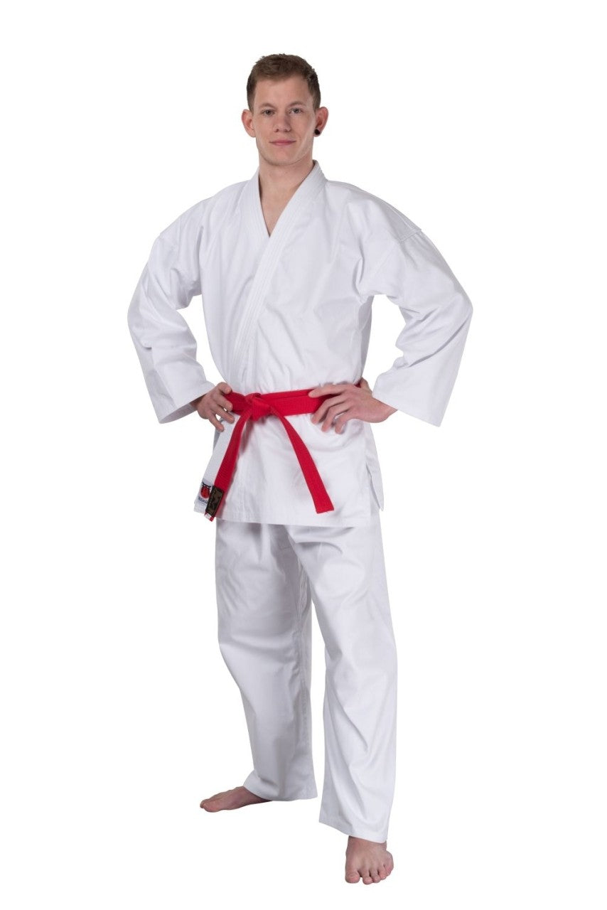 Tenue de karaté BUSHIDO professionnelle 12oz toile blanche