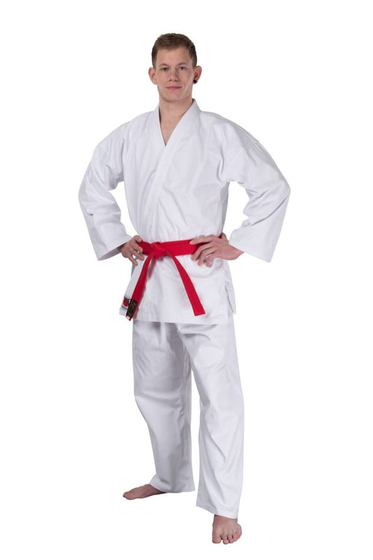 Tenue de karaté BUSHIDO professionnelle 12oz toile blanche