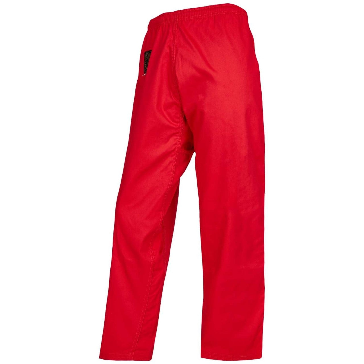 Pantalon d'arts martiaux avec ceinture élastique tout autour rouge