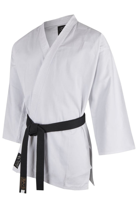 Veste de karaté TEKKA BUDO Standard Blanc - 8 oz Heavy - Veste d'arts martiaux Karaté Freestyle - Tailles 140 à 200