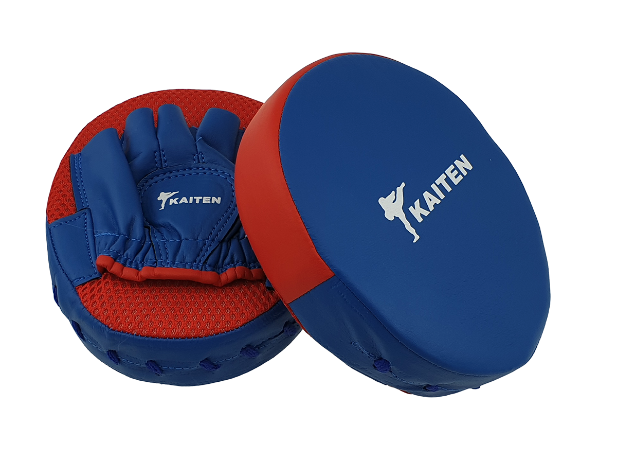 Mitaines pour enfants KAITEN (ensemble) bleu-rouge - légères, extra douces - mitaines d'arts martiaux