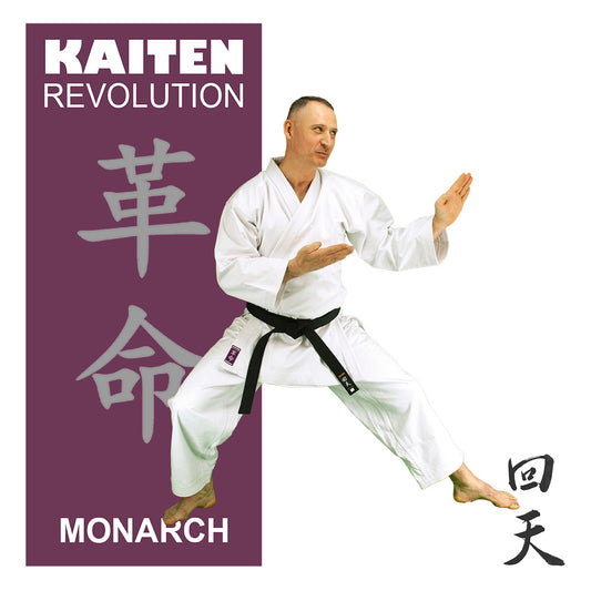 Tenue de karaté KAITEN Monarch REGULAR - Karaté Gi blanc 14 oz coton - Pantalon avec cordon de serrage