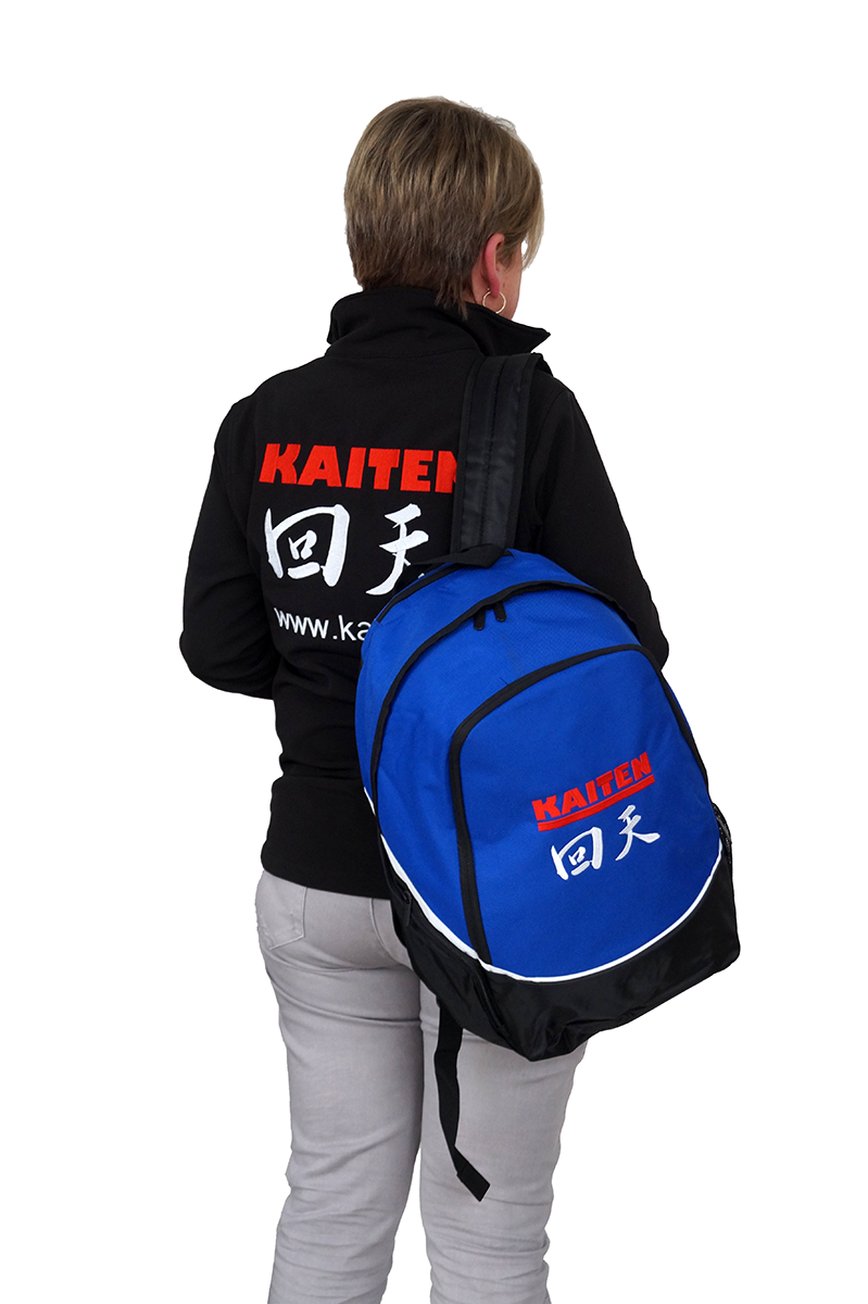 Sac à dos de karaté Kaiten - 17 litres - avec compartiments séparés (rouge, bleu marine, bleu roi, noir)
