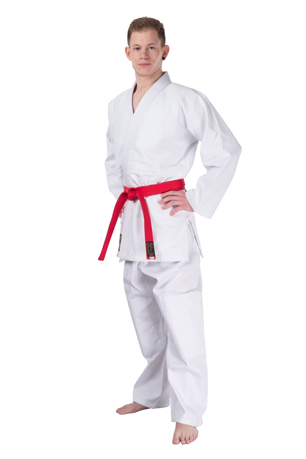 Tenue d'Aïkido Classique - blanche - 450 g - Ensemble kimono d'Aïkido - Veste d'Aïkido, pantalon d'Aïkido, ceinture d'Aïkido