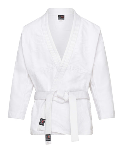 Tenue d'Aïkido Classique - blanche - 450 g - Ensemble kimono d'Aïkido - Veste d'Aïkido, pantalon d'Aïkido, ceinture d'Aïkido