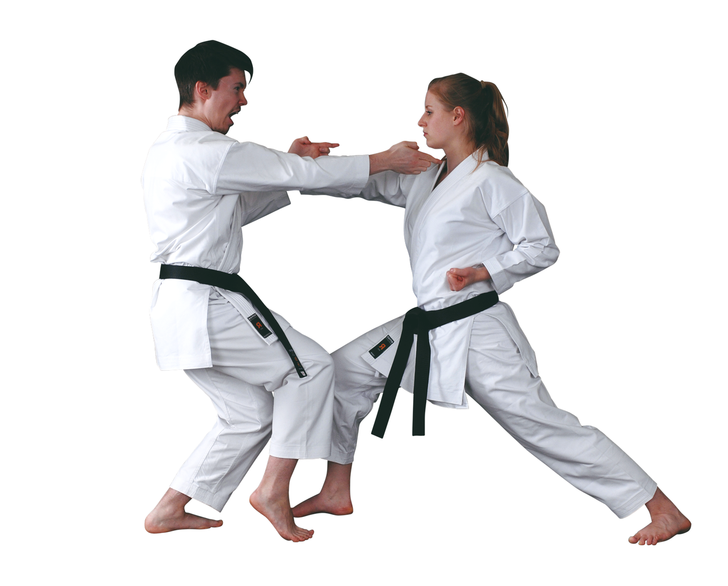 Tenue de karaté KAITEN Spirit SLIM - Karaté Gi blanc 12 oz coton - Pantalon avec ceinture élastique