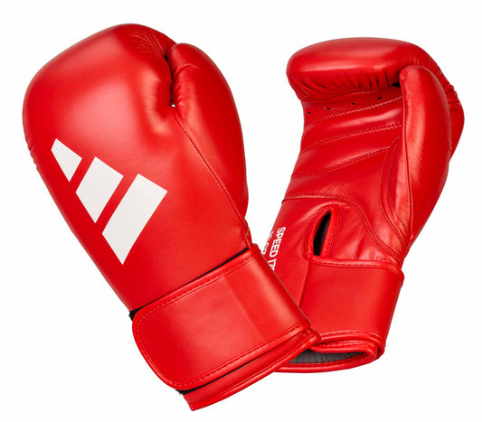 Gants de boxe adidas Speed ​​175 rouges, adiSBG175 2.0