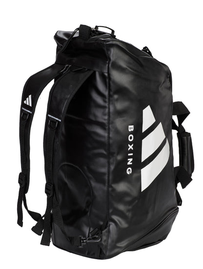 Sac de sport 2 en 1 Adidas Boxing Bag, taille M - L, noir et blanc, sac de transport à dos adiACC051B