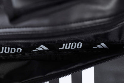 Sac de sport 2 en 1 adidas Judo Bag taille M - L noir-blanc, sac à dos de transport adiACC051J