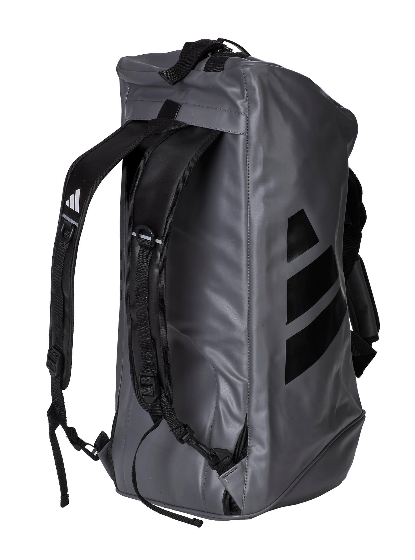 Sac de sport 2 en 1 Adidas Combat Sports, taille M - L, gris-noir, PU, ​​sac à dos, sac de transport adiACC051