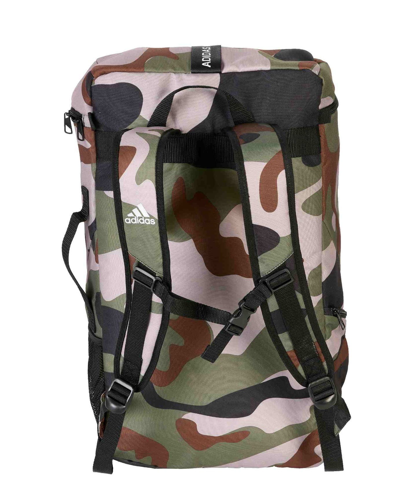 Sac à dos de sport adidas pour arts martiaux, taille M - L, camouflage vert-noir, adiACC090MA