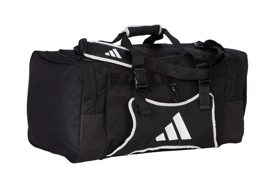 Sac de sport Adidas Taekwondo Team 65 x 30 x 32 cm avec porte-gilet noir-blanc ADIACC107