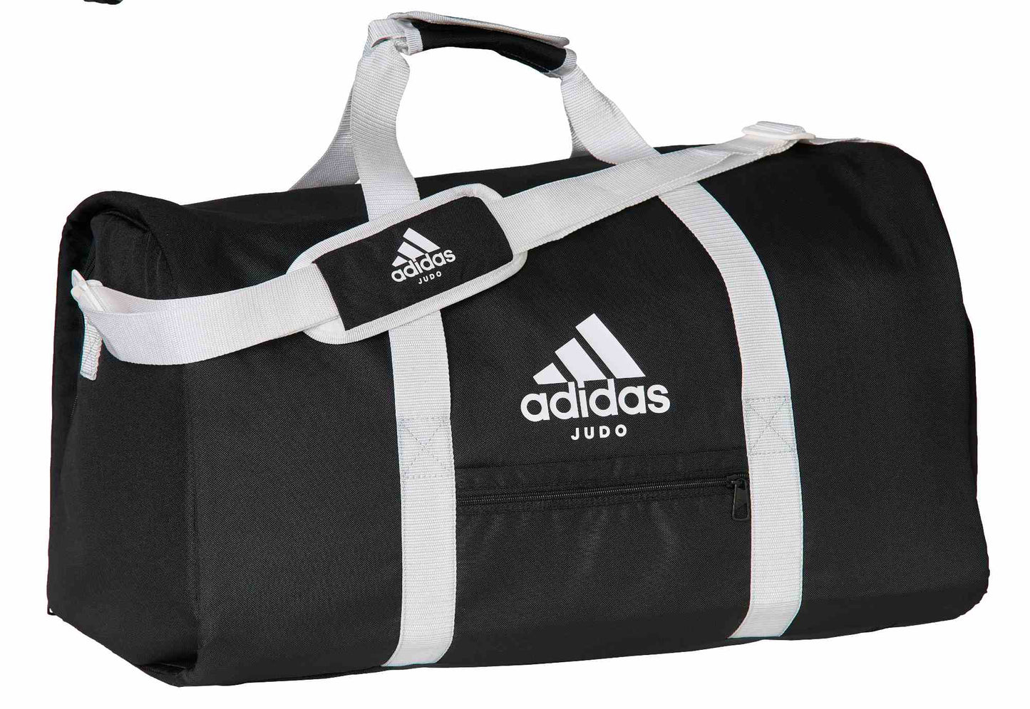 Sac de sport 2 en 1 adidas Judo noir-blanc, sac à dos de transport ADIACC200J