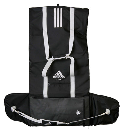 Sac de sport 2 en 1 adidas Judo noir-blanc, sac à dos de transport ADIACC200J