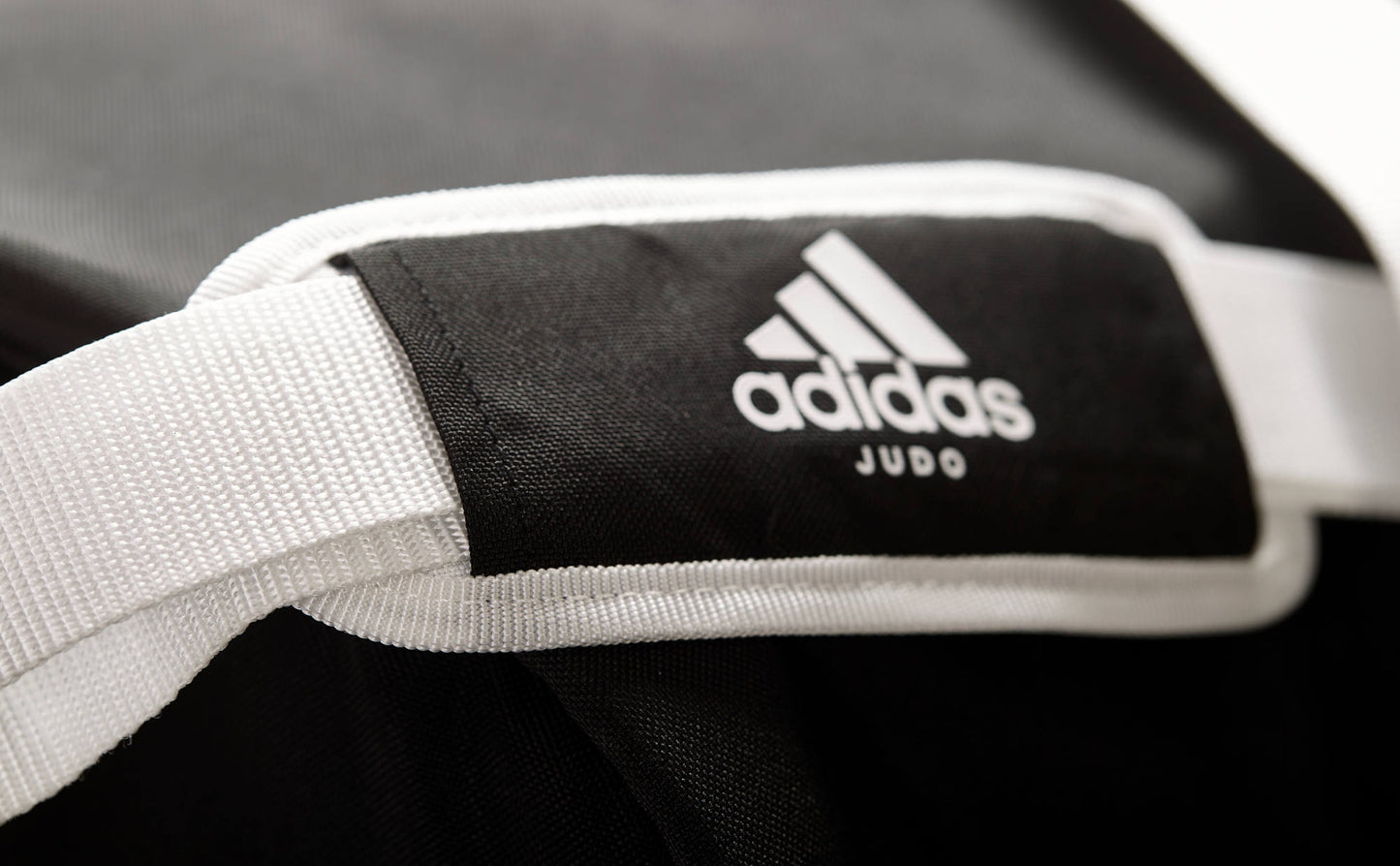 Sac de sport 2 en 1 adidas Judo noir-blanc, sac à dos de transport ADIACC200J
