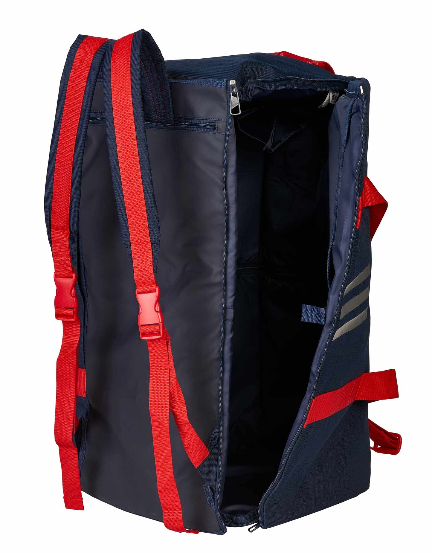 Sac de sport 2 en 1 adidas Judo bleu marine-rouge, sac à dos de transport ADIACC200J