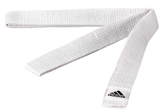 Ceinture blanche Adidas, ceinture de karaté, ceinture de judo, ceinture de taekwondo