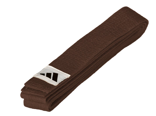 Ceinture Adidas marron, ceinture de karaté, ceinture de judo, ceinture de taekwondo