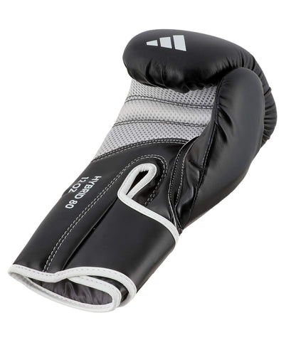 Gants de boxe adidas Hybrid 80, noir et blanc, ADIH80