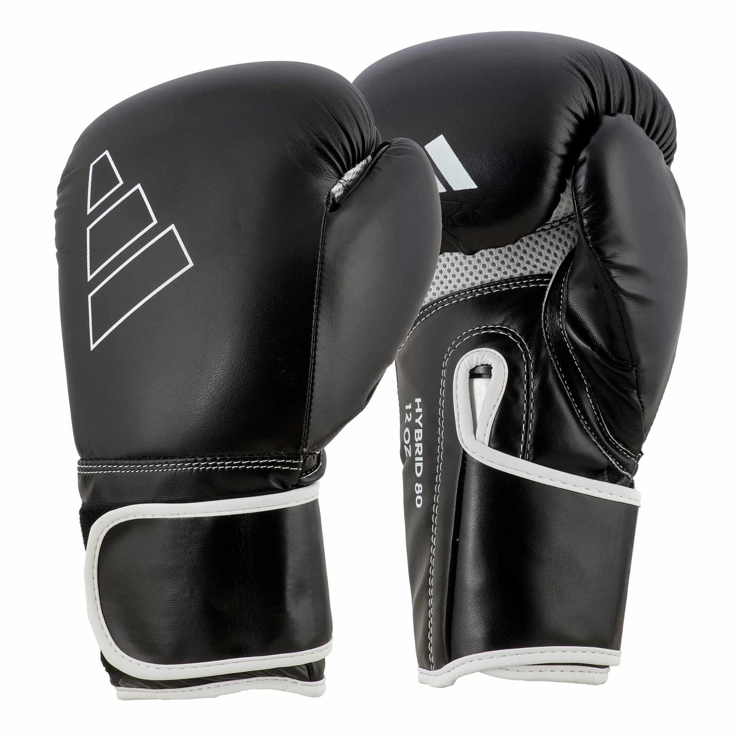Gants de boxe adidas Hybrid 80, noir et blanc, ADIH80