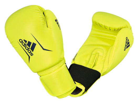 Gants de boxe adidas Speed ​​50, ADISBG50 jaune-bleu