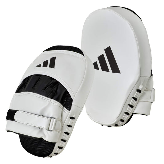 Paire de gants de frappe Adidas Speed ​​Coach, blanc-noir, ADISBAC01