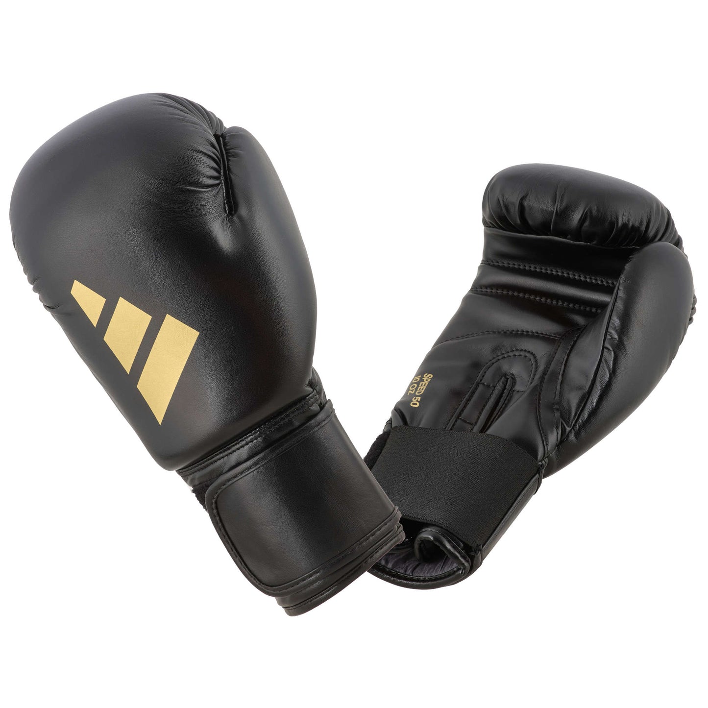 Gants de boxe adidas Speed ​​50, ADISBG50 blanc-or