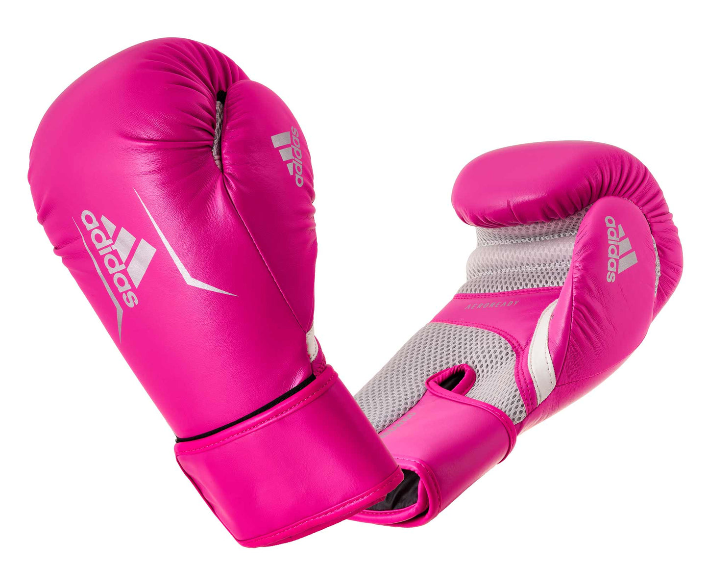 Gants de boxe Adidas Speed ​​100 Femme rose-argent, ADISBGW100