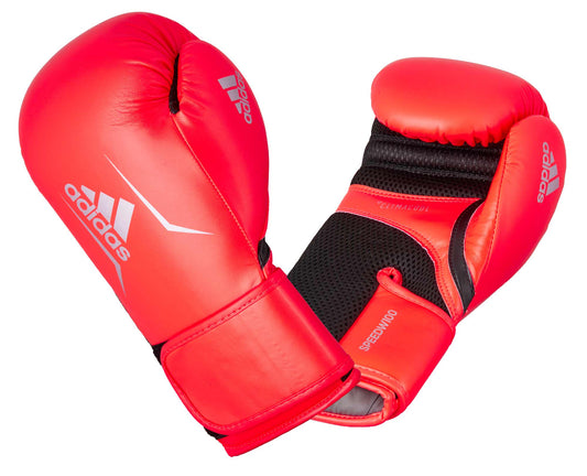 Gants de boxe Adidas Speed ​​100 pour femme, ADISBGW100, rouge solaire et argent