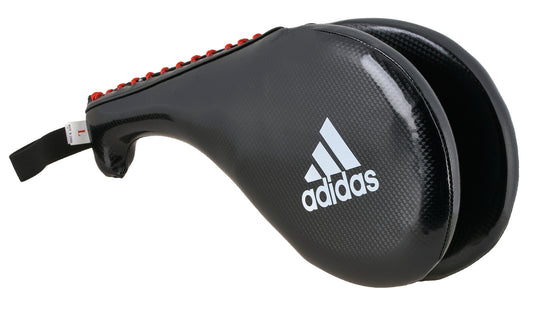 Gants de taekwondo adidas Double Mitt Carbon Look ADITDT01 Taille S/L, protège-mains, protège-poignet