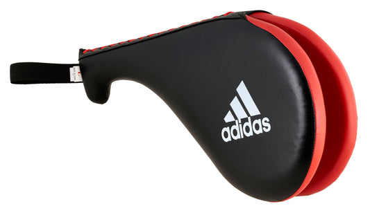 Gants de taekwondo doubles Adidas noirs, ADITDT03, taille S/L, protège-mains, coussin de frappe