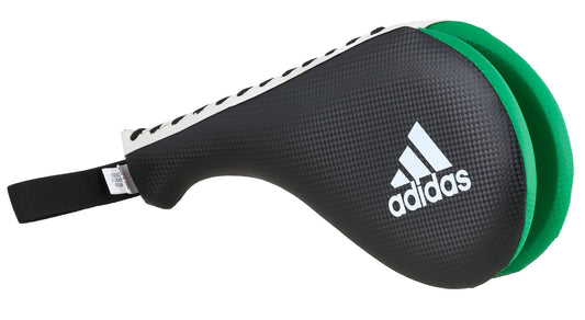 Gants de frappe adidas Double Mitt Kids XS ADITKT03 noir-vert, mitaines et coussinets de frappe