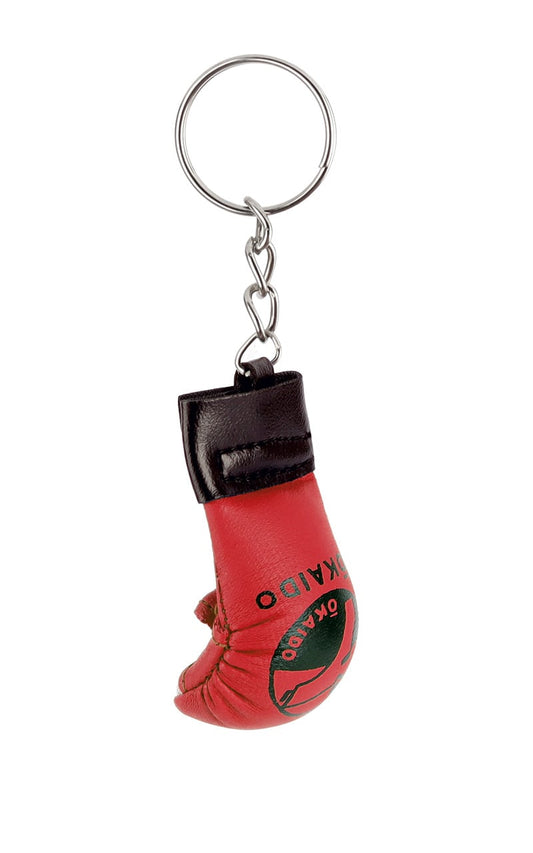 Porte-clés karaté, protège-poing TOKAIDO rouge - gant de karaté miniature 10 cm