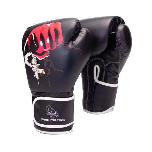 Gants de boxe Anime Athletics BAJURANGU GUN noir et blanc - Version CONFORT