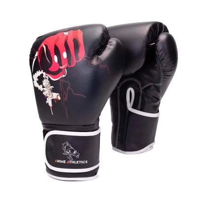 Gants de boxe Anime Athletics BAJURANGU GUN noir et blanc - Version ELITE