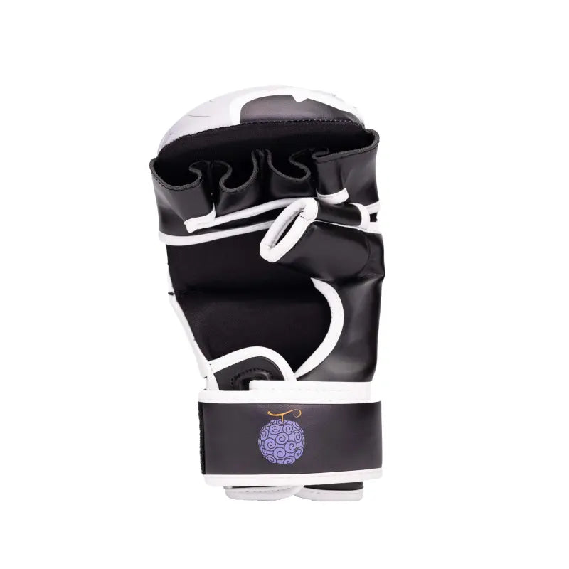 Gants de MMA Anime Athletics GATORINGU, protections de poing d'entraînement noires et blanches