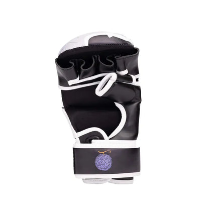 Gants de MMA Anime Athletics GATORINGU, protections de poing d'entraînement noires et blanches