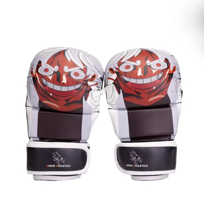 Gants de MMA Anime Athletics GATORINGU, protections de poing d'entraînement noires et blanches