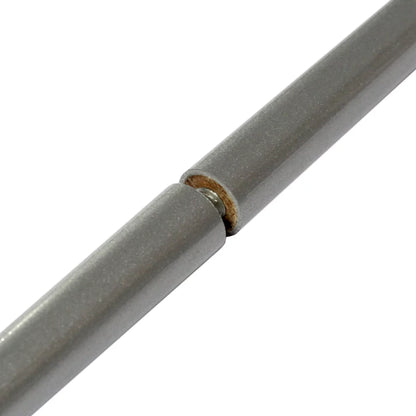 Bâton de frappe conique en graphite argenté 182 cm - 2 pièces et bâton long amovible