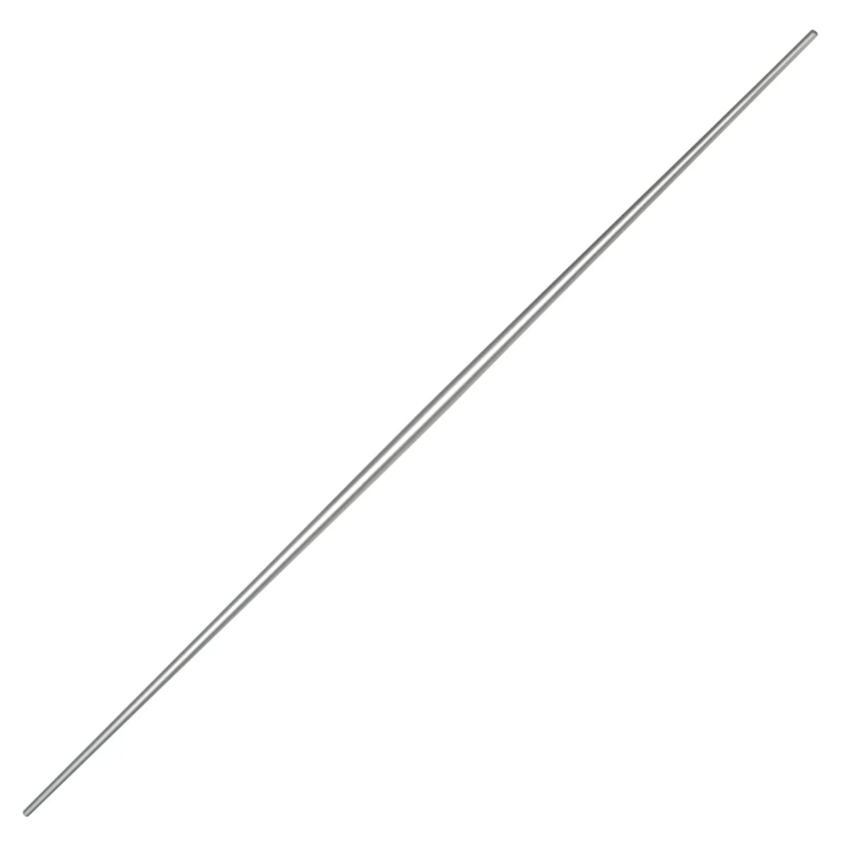 Bâton de frappe conique en graphite argenté 182 cm - 2 pièces et bâton long amovible