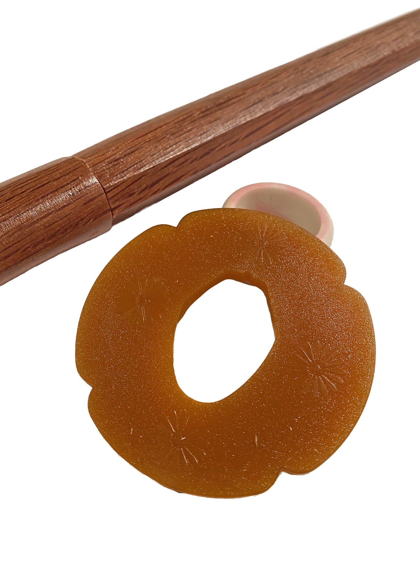 SET Bokken Chêne Rouge avec Saya - 100 cm avec Tsuba - Sabre d'entraînement Japonais