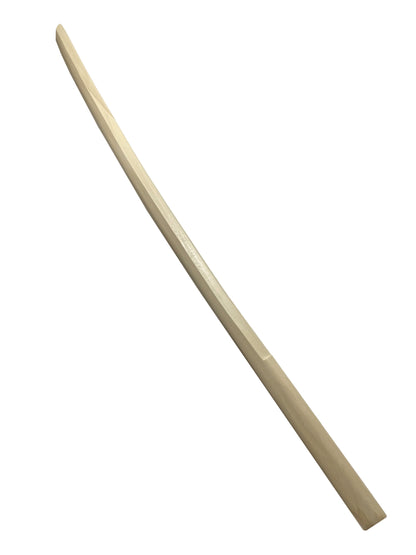 SET Bokken Chêne Blanc avec Saya - 101 cm avec Tsuba - Sabre Japonais en Bois
